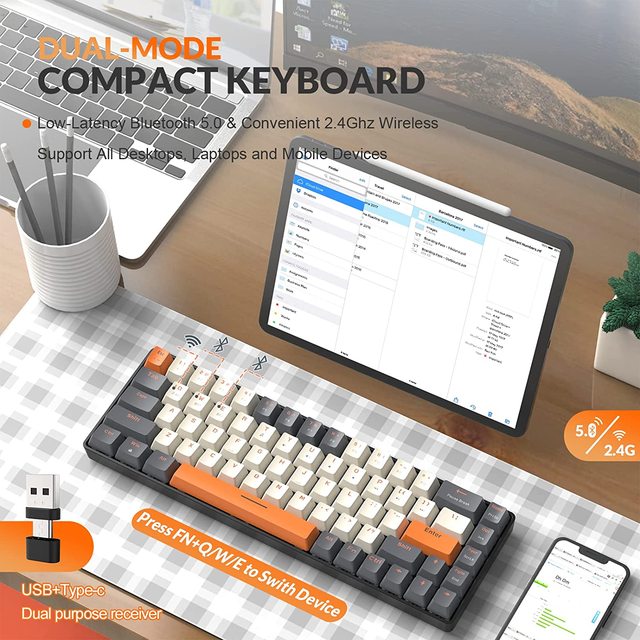 Wireless Mechanical Gaming Keyboard