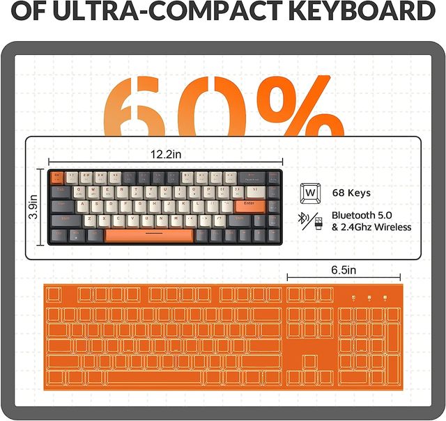 Wireless Mechanical Gaming Keyboard